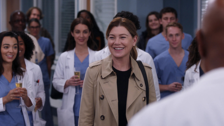 Meredith smiling