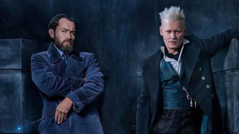 Jude Law and Johnny Depp in Fantastic Beasts