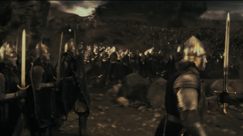 Númenórean descendants fight Sauron