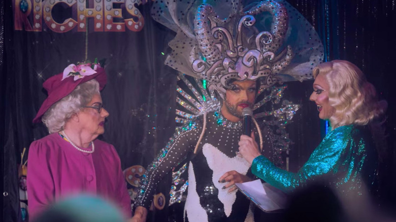 Jack and Michael Whitehall doing drag