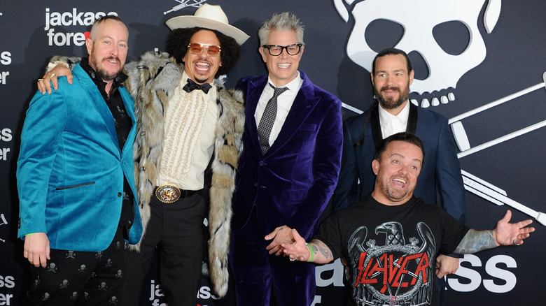 Jackass Forever cast at premiere