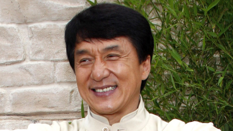 Jackie Chan smiling 