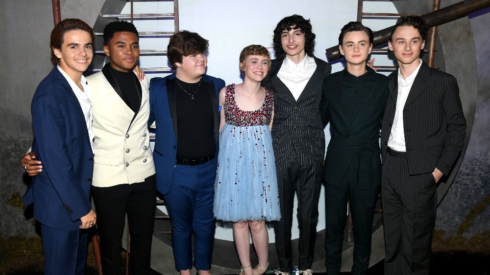 IT cast: Jack Dylan Grazer, Chosen Jacobs, Jeremy Ray Taylor, Sophia Lillis, Finn Wolfhard,  Jaeden Martell, Wyatt Oleff 