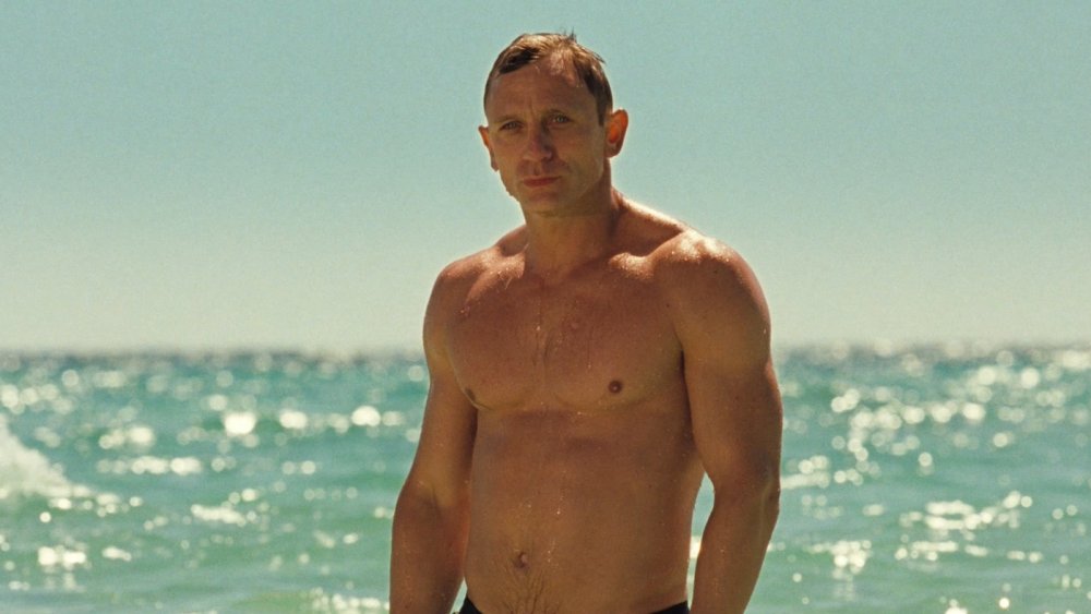 Daniel Craig in one of his signature Bond scenes in Casino Royale