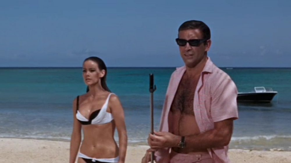 Sean Connery, Claudine Auger, James Bond, Thunderball