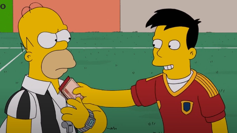 Homer refuses a bribe