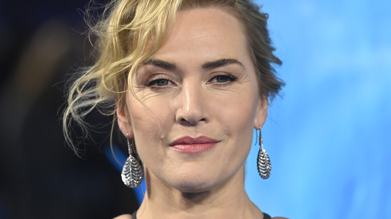 Kate Winslet looks at camera