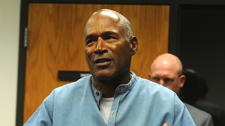 O.J. Simpson at a parole hearing