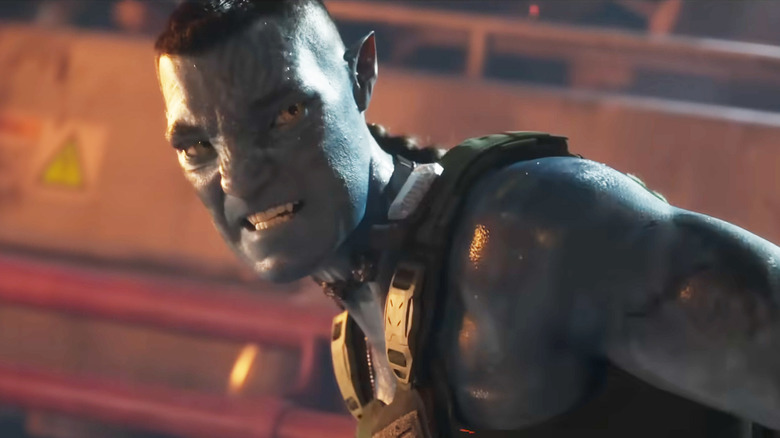 Avatar 2 Snarling Na'vi