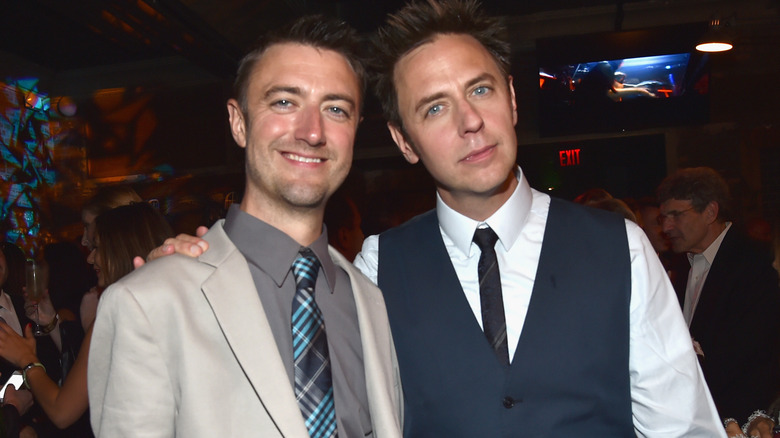 James and Sean Gunn smiling