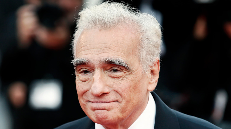 Martin Scorsese almost smiles