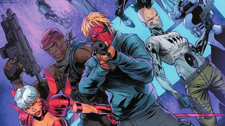 Members of WildC.A.T.S. wielding weapons