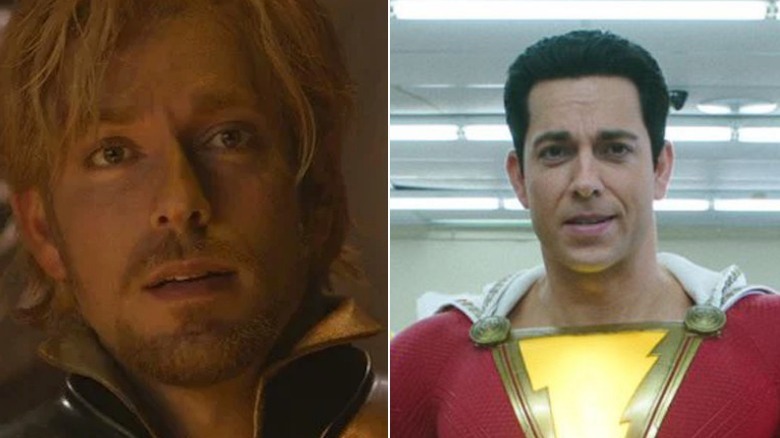 Zachary Levi split Fandral and Shazam 