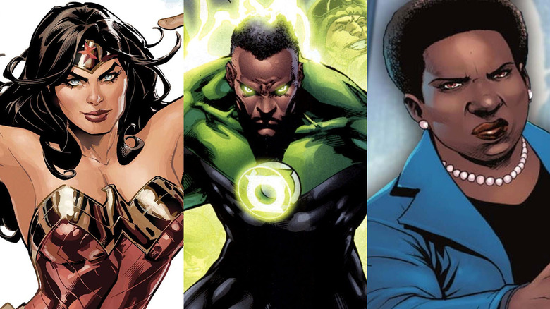 Wonder Woman, John Stewart, Amanda Waller