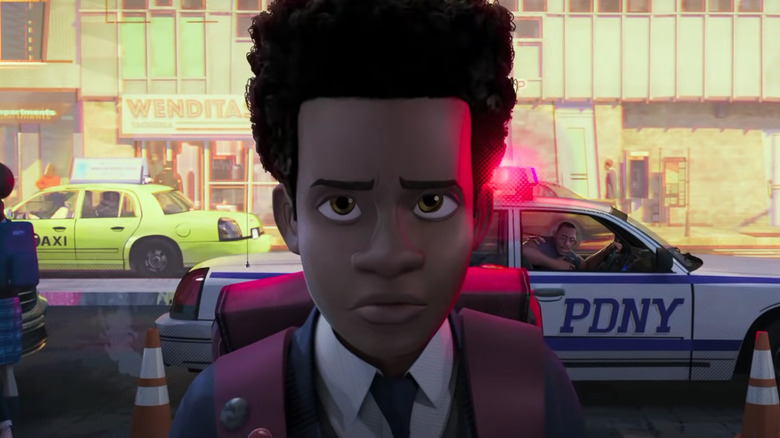 Miles Morales looking annoyed