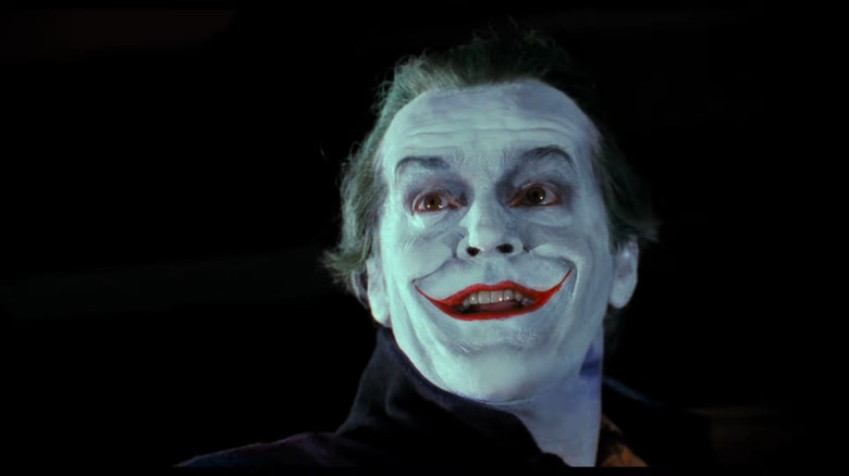 The Joker smiles