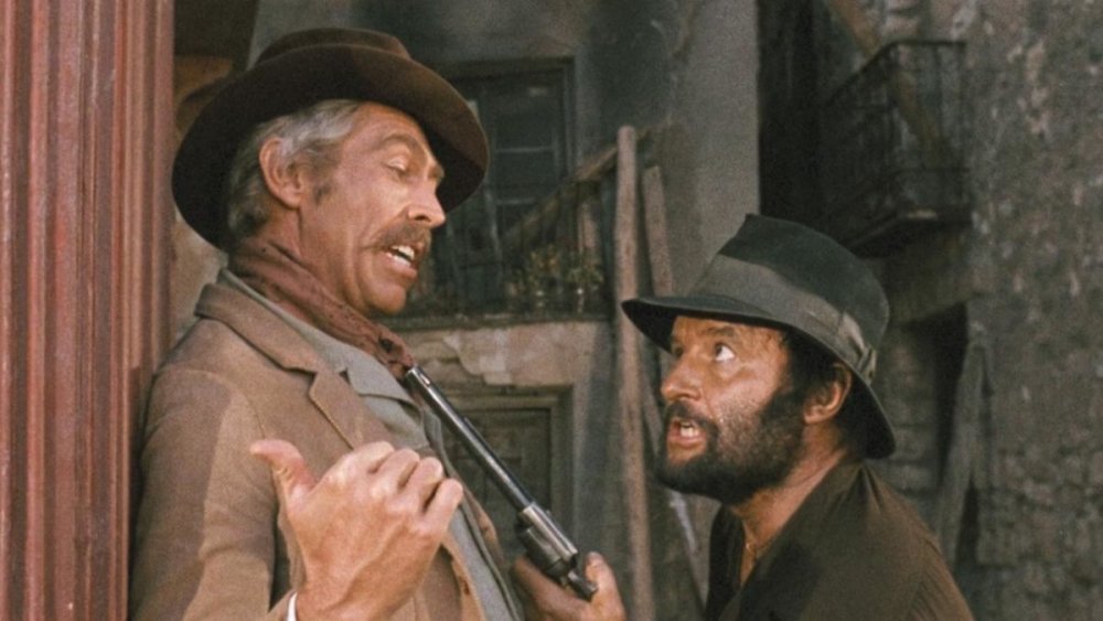 James Coburn and Rod Steiger as John Mallory and Juan Miranda