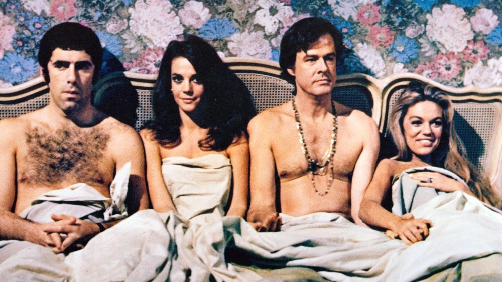 Elliot Gould, Natalie Wood, Robert Culp, and Dyan Cannon as Ted, Carol, Bob, and Alice