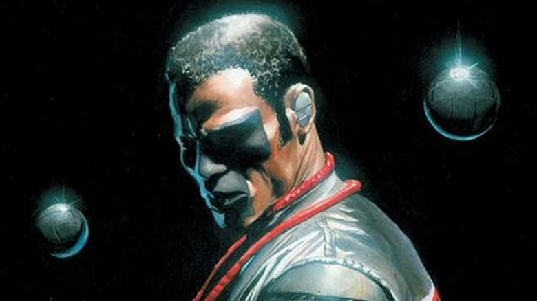 Mr. Terrific looking down