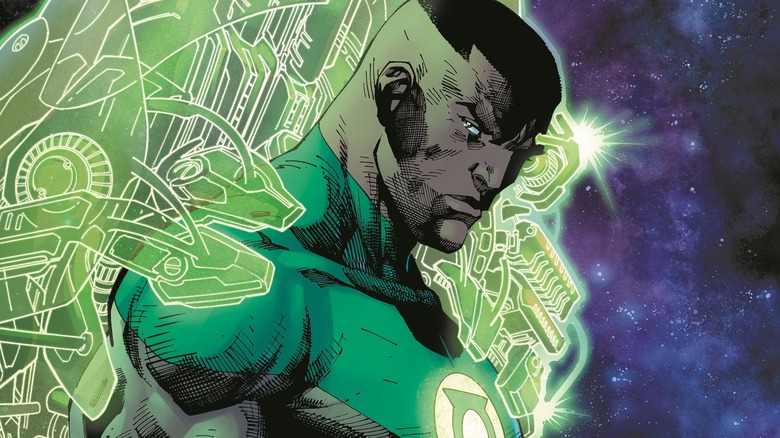 Hal Jordan and John Stewart protect a Senator 