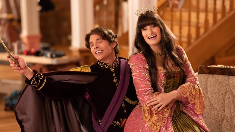 James Marsden and Idina Menzel in "Disenchanted"