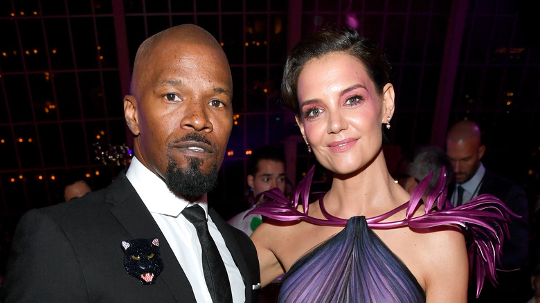 Foxx and Holmes attend the Met Gala