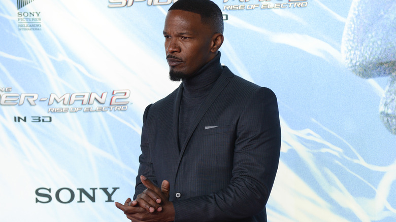 Jamie Foxx Hands Clasped