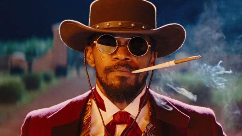 Django smokes a cigarette