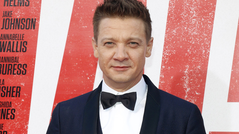 Jeremy Renner at a film premiere