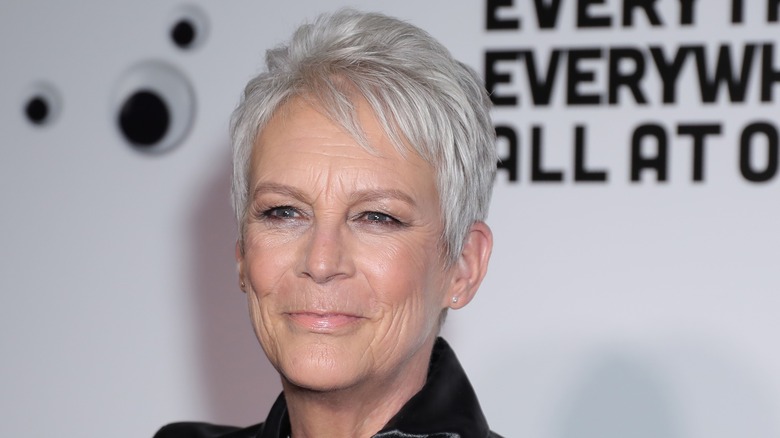 Jamie Lee Curtis smiling