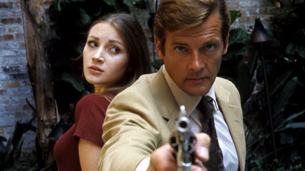 Jane Seymour and Roger Moore in Live and Let Die