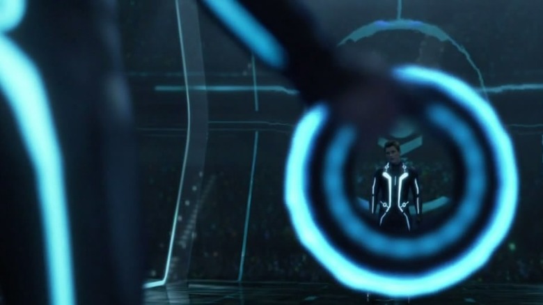 A scene from Tron Legacy