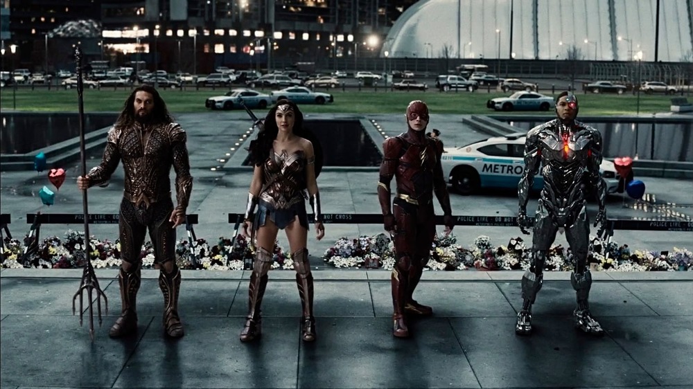 Wonder Woman, Aquaman, The Flash, and Cyborg