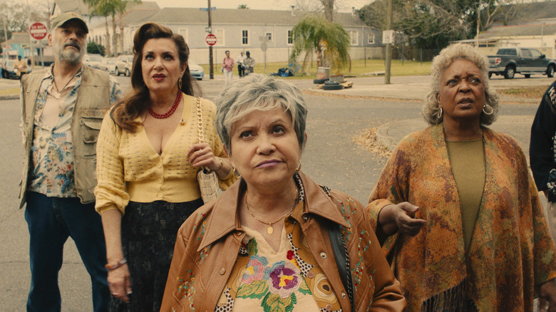 Bertila Damas as Yolanda, Adriana Barraza, and L. Scott Caldwell as DOlores in Bingo Hell