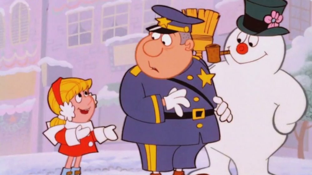 A still from the 1969 TV special Frosty the Snowman