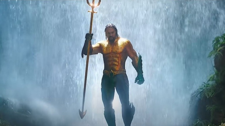 Aquaman posing