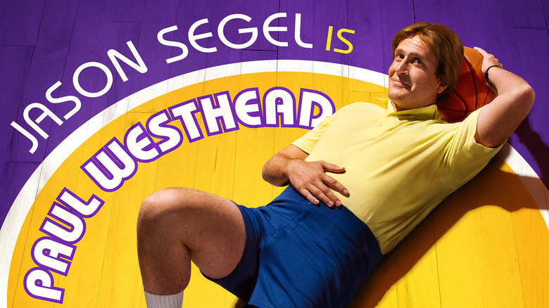 Jason Segel's Paul Westhead "Winning Time" character poster