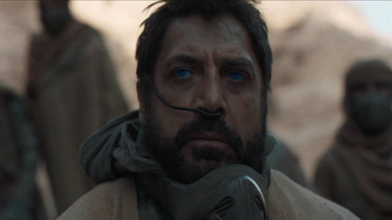 Javier Bardem with blue eyes in Dune 