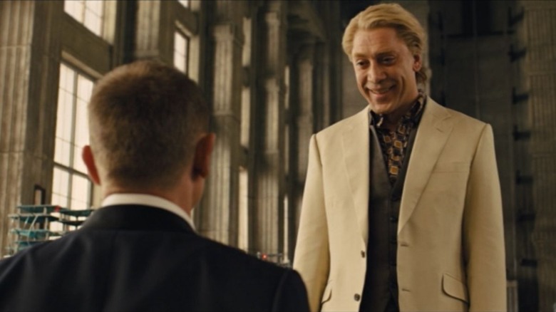 Javier Bardem and Daniel Craig in Skyfall