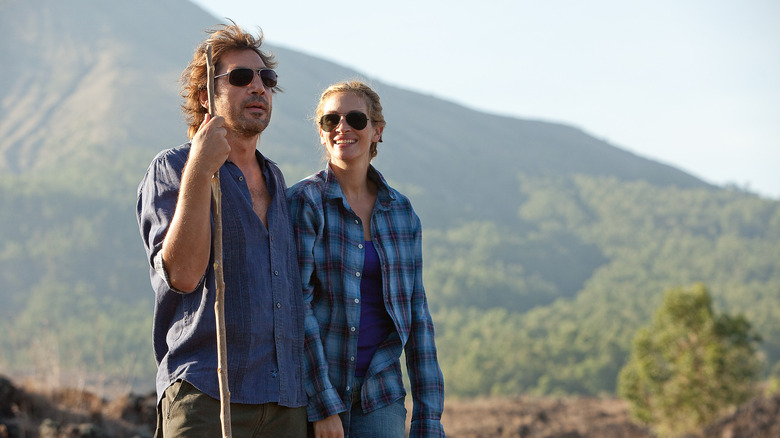 Javier Bardem and Julia Roberts in Eat Pray Love