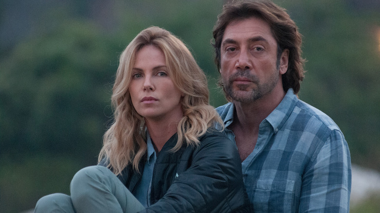 Javier Bardem and Charlize Theron in The Last Face