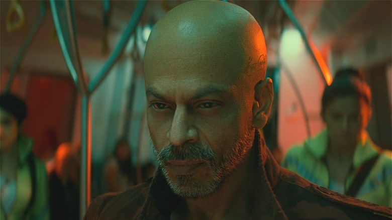 Shah Rukh Khan bald in Jawan