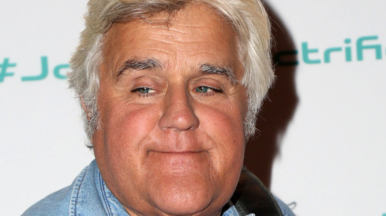 Jay Leno looking off to the side