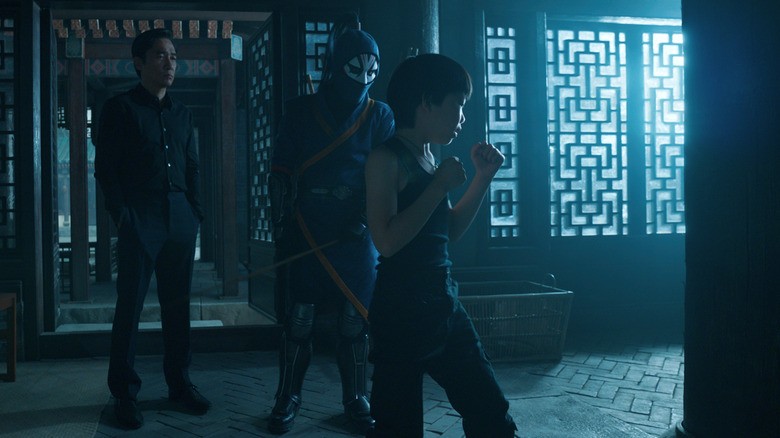 Young Shang-Chi trained by Wenwu and Death Dealer