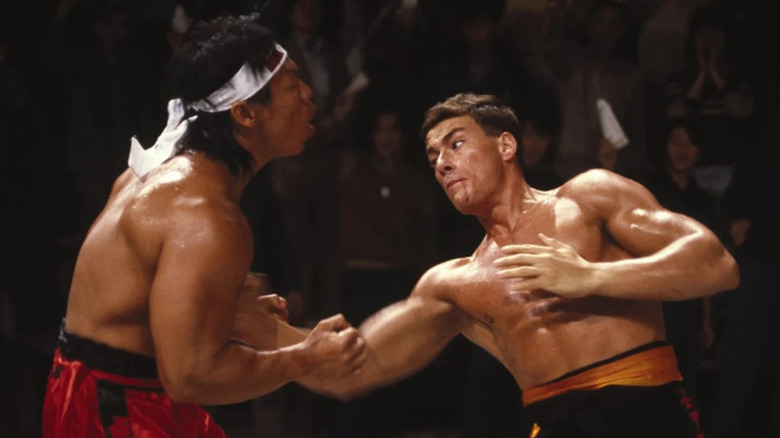 Frank Dux punches Chong-Li