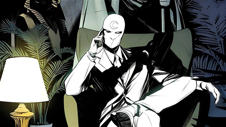 Moon Knight's Mr. Knight running Midnight Mission