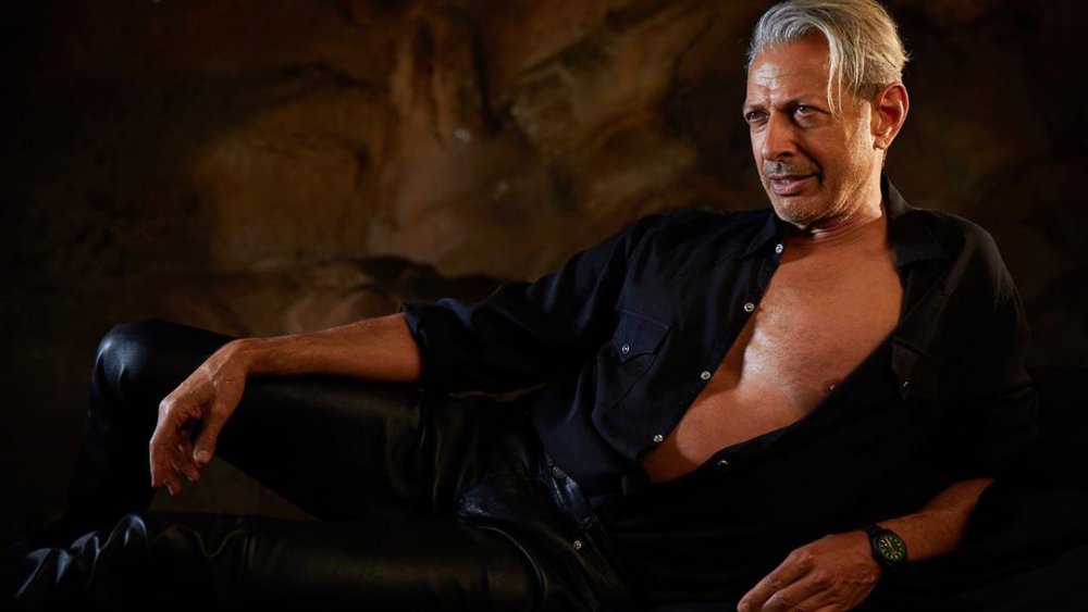 Jeff Goldblum recreating Jurassic Park pose