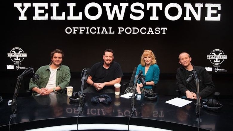 Jefferson White hosting The Yellowstone Official Podcast 