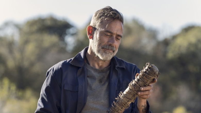 Negan holding Lucille