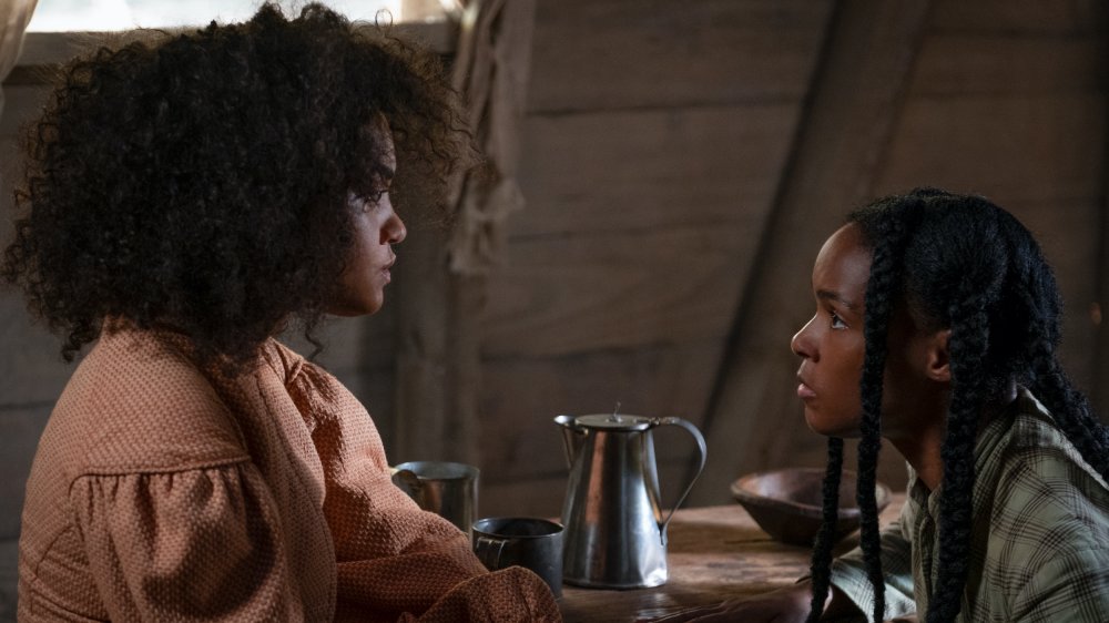 Kiersey Clemons (left) and Janelle Monáe in Antebellum